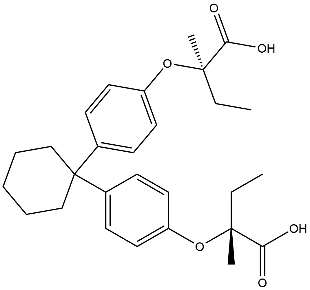 clinofibrate Struktur