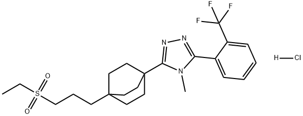 MK-0736 hydrochloride Struktur