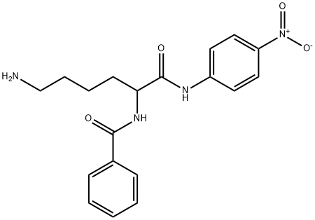 Benzamide, N-[5-amino-1-[[(4-nitrophenyl)amino]carbonyl]pentyl]- Struktur