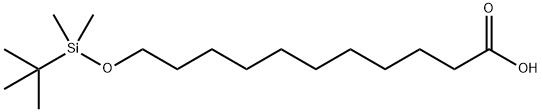 Undecanoic acid, 11-[[(1,1-dimethylethyl)dimethylsilyl]oxy]- Struktur