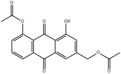 3,8-Diacetyl Aloe-emodin Struktur