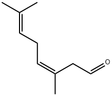 cis-isocitral,(Z)-3,7-dimethyl-3,6-octadienal Struktur