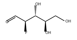 2'-deoxy-2'-fluororibose Struktur