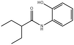 2-ethyl-N-(2-hydroxyphenyl)butanamide Struktur