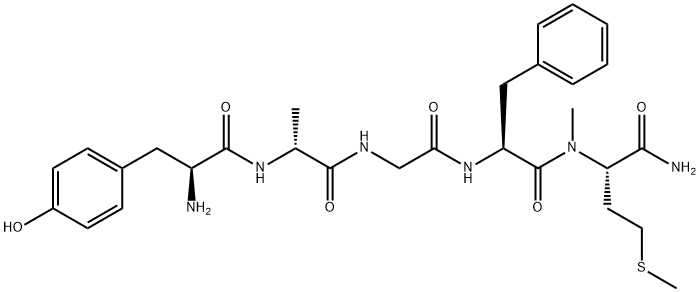 enkephalinamide-Met, Ala(2)-N-Me(5)- Struktur