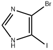 1H-Imidazole, 4-bromo-5-iodo- Struktur