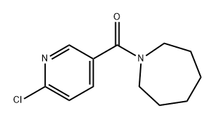 Methanone, (6-chloro-3-pyridinyl)(hexahydro-1H-azepin-1-yl)- Struktur