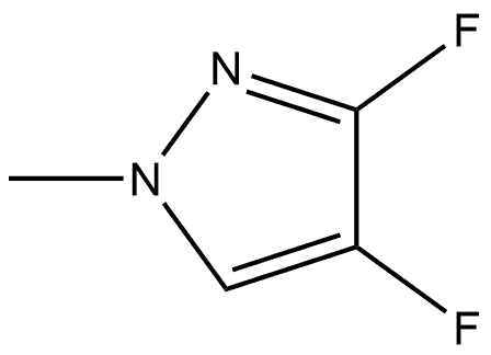 3,4-Difluoro-1-methyl-1H-pyrazole Struktur