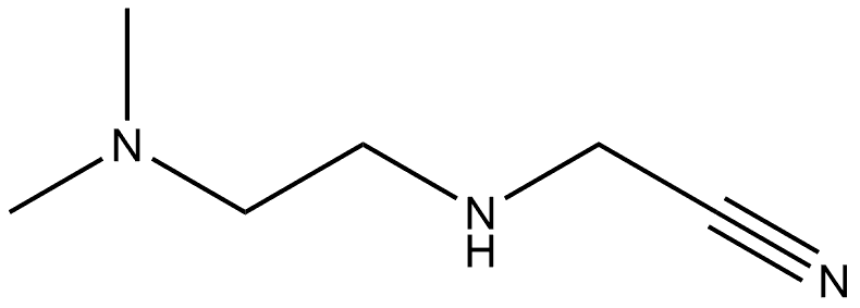 2-[[2-(Dimethylamino)ethyl]amino]acetonitrile Struktur