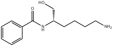 Benzamide, N-[(1S)-5-amino-1-(hydroxymethyl)pentyl]- Struktur