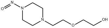 Ethanol, 2-[2-(4-nitroso-1-piperazinyl)ethoxy]- Struktur