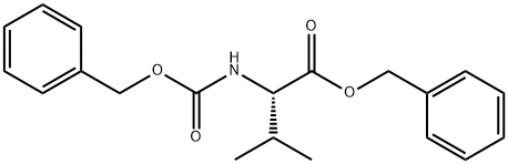 L-Valine, N-[(phenylmethoxy)carbonyl]-, phenylmethyl ester Struktur