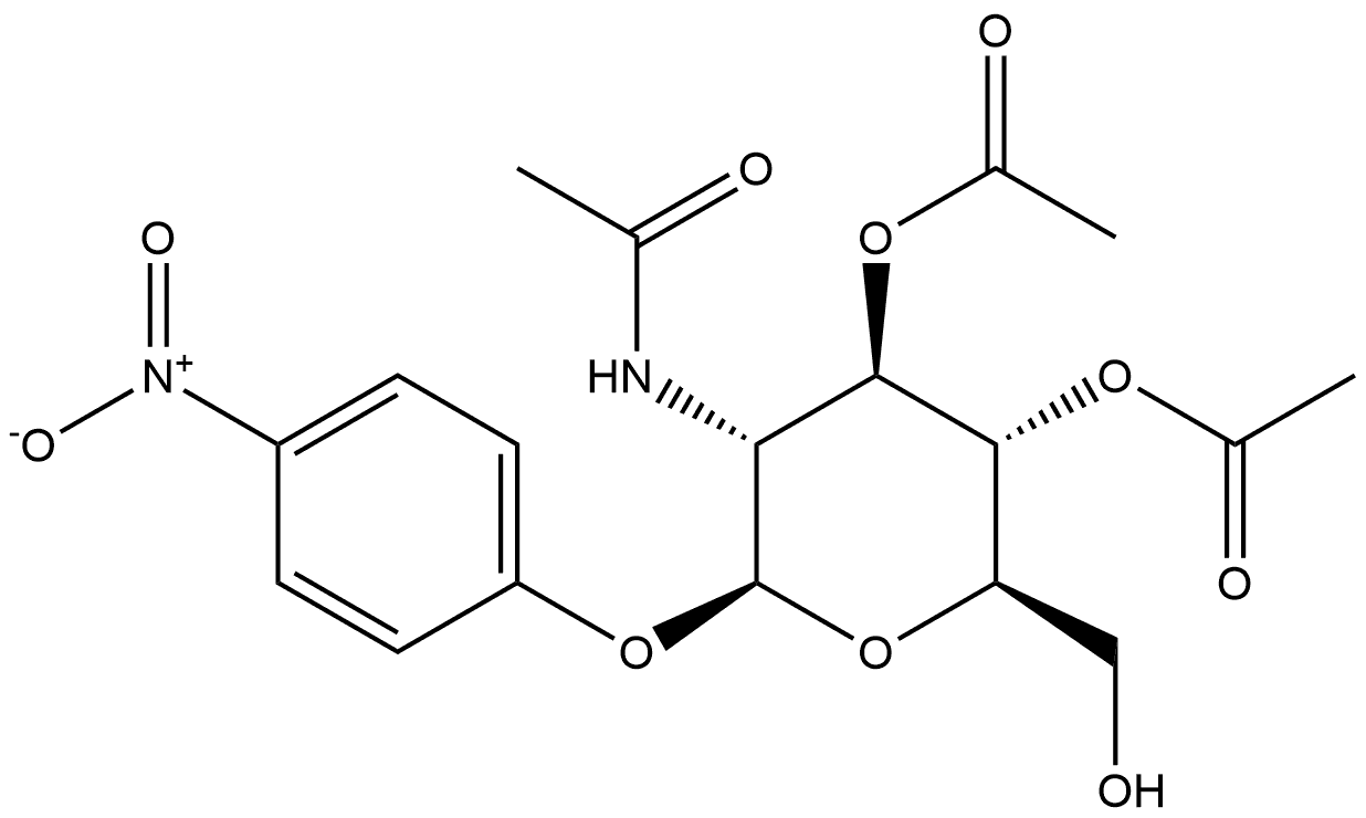 β-D-Glucopyranoside, 4-nitrophenyl 2-(acetylamino)-2-deoxy-, 3,4-diacetate