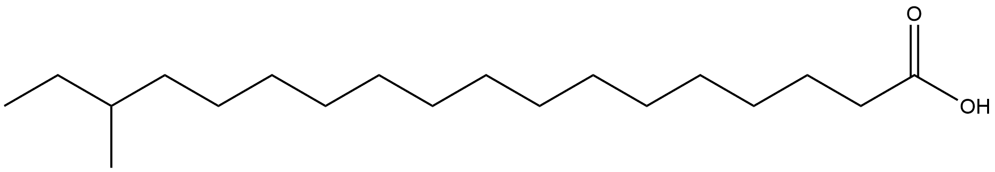 Octadecanoic acid, 16-methyl-, (-)- Struktur