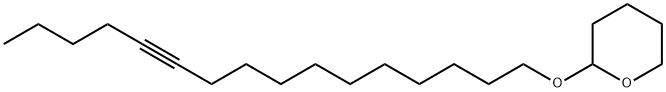 2H-Pyran, 2-(11-hexadecyn-1-yloxy)tetrahydro- Struktur