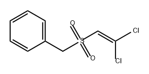 Benzene, [[(2,2-dichloroethenyl)sulfonyl]methyl]- Struktur