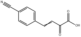 3-Butenoic acid, 4-(4-cyanophenyl)-2-oxo- Struktur