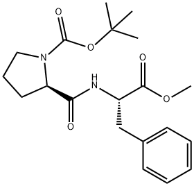 L-Phenylalanine, 1-[(1,1-dimethylethoxy)carbonyl]-D-prolyl-, methyl ester (9CI)