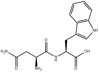 L-Tryptophan, L-asparaginyl- Struktur