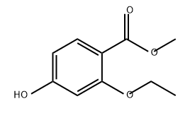 Benzoic acid, 2-ethoxy-4-hydroxy-, methyl ester Struktur