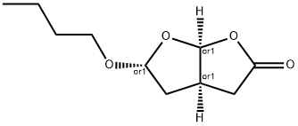 Furo[2,3-b]furan-2(3H)-one, 5-butoxytetrahydro-, (3aR,5R,6aS)-rel- (9CI) Struktur