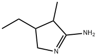 2H-Pyrrol-5-amine,3-ethyl-3,4-dihydro-4-methyl-(9CI) Struktur