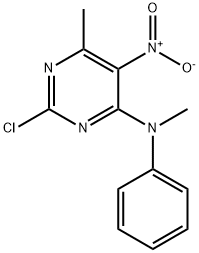 4-Pyrimidinamine, 2-chloro-N,6-dimethyl-5-nitro-N-phenyl-