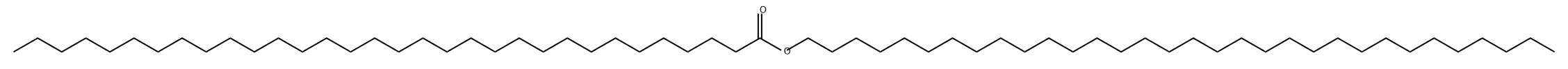 Dotriacontanoic acid dotriacontyl ester Struktur