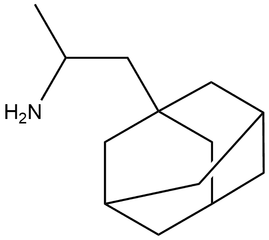 (S)-1-(adamantan-1-yl)propan-2-amine Struktur