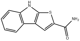 8H-thieno[2,3-b]indole-2-carboxamide Struktur