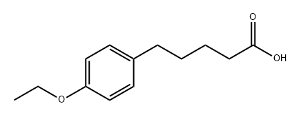 Benzenepentanoic acid, 4-ethoxy- Struktur