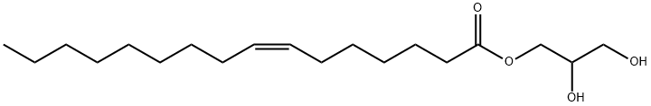 7-Hexadecenoic acid, 2,3-dihydroxypropyl ester, (7Z)- Struktur