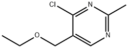 Pyrimidine, 4-chloro-5-(ethoxymethyl)-2-methyl- Struktur