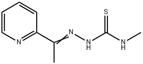 2-acetylpyridine-4-methyl-3-thiosemicarbazone Struktur