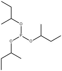 Phosphorous acid, tris(1-methylpropyl) ester Struktur