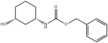 benzyl (1S,3R)-(3-hydroxycyclohexyl)carbamate Struktur