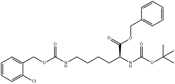 L-Lysine, N6-[[(2-chlorophenyl)methoxy]carbonyl]-N2-[(1,1-dimethylethoxy)carbonyl]-, phenylmethyl ester