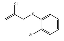 Benzene, 1-bromo-2-[(2-chloro-2-propen-1-yl)thio]-