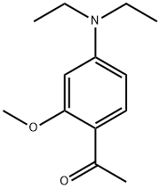 Ethanone, 1-[4-(diethylamino)-2-methoxyphenyl]- Struktur