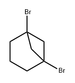 Bicyclo[3.1.1]heptane, 1,5-dibromo- Struktur