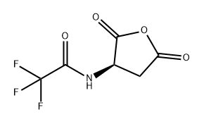 Acetamide, 2,2,2-trifluoro-N-[(3R)-tetrahydro-2,5-dioxo-3-furanyl]- Struktur