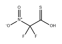 Ethanethioic acid, 2,2-difluoro-2-nitro- Struktur