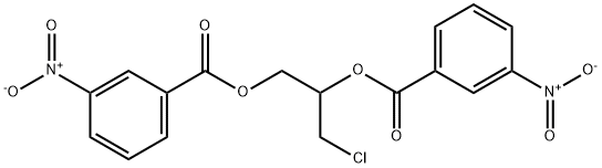 alpha-chlorohydrin-bis(3-nitrobenzoate) Struktur