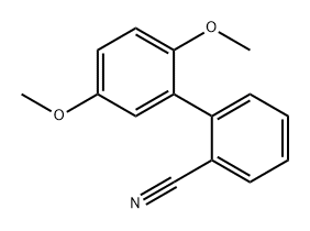 [1,1'-Biphenyl]-2-carbonitrile, 2',5'-dimethoxy- Struktur