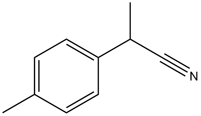 2-(4-methylphenyl)propanenitrile Struktur