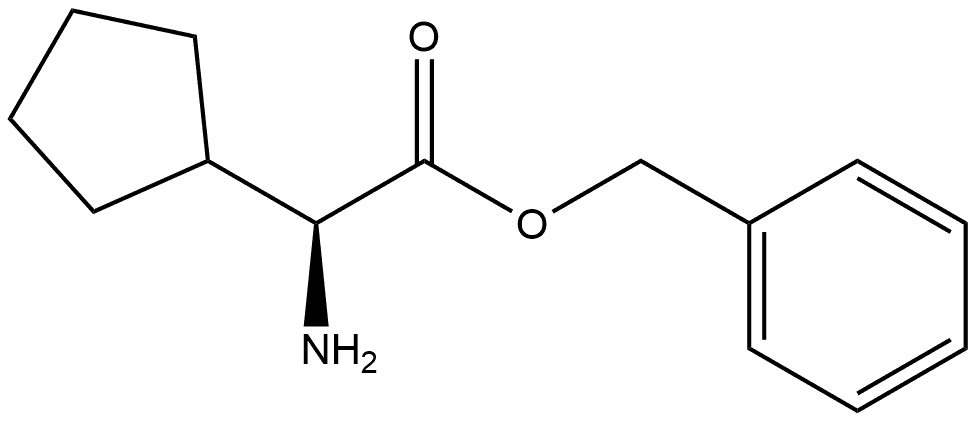 S-Cyclopentylglycine phenylmethyl ester Struktur