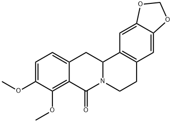 8H-Benzo[g]-1,3-benzodioxolo[5,6-a]quinolizin-8-one, 5,6,13,13a-tetrahydro-9,10-dimethoxy-