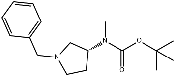 Carbamic acid, N-methyl-N-[(3R)-1-(phenylmethyl)-3-pyrrolidinyl]-, 1,1-dimethylethyl ester