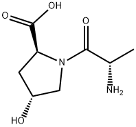 L-Proline, L-alanyl-4-hydroxy-, (4R)- Struktur