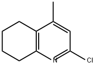 Quinoline, 2-chloro-5,6,7,8-tetrahydro-4-methyl- Struktur